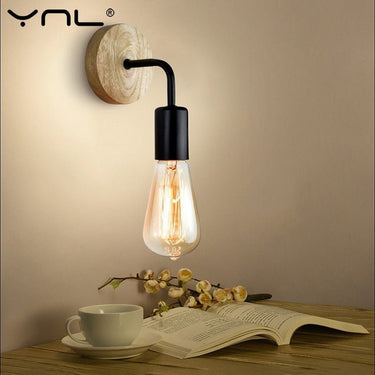 Wood Wall Lamp for Bedrooms and Dining Areas - Casatrail.com